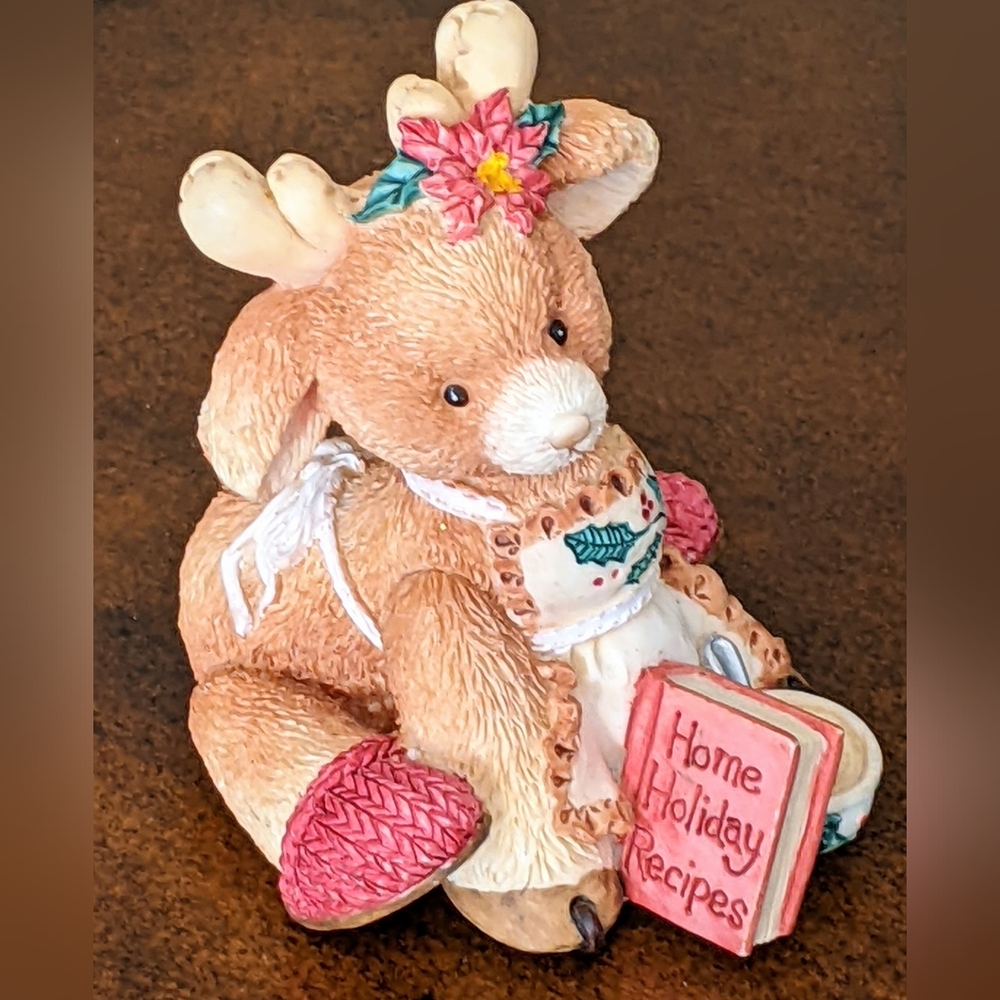 VINTAGE ENESCO SANTA'S SPECIAL DEERLIVERY "MOMMY DEER"
